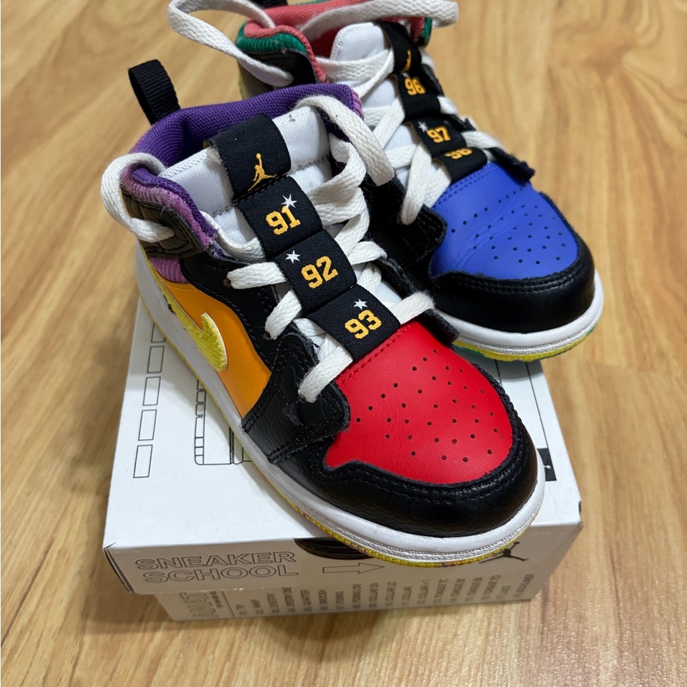 Jordan 1 Mid SS Toddler 10c